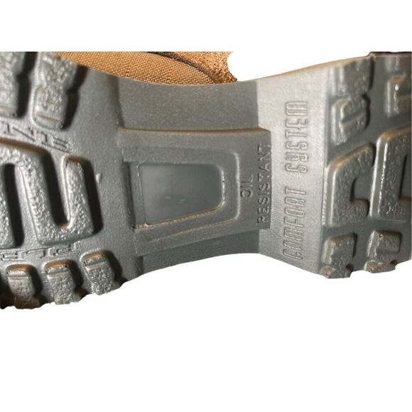 Corcocan Mens Brown Suede Leather Full Force Footwear Combat Boots Size 7.5 - Picture 4 of 16